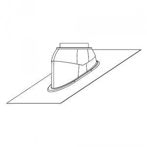 Protherm Универсальная черепица наклонной крыши 25°-50° (черная)