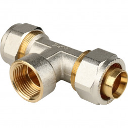Stout Тройник-переходник винтовой ф20х20х1/2&quot;(ВР)