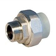 Купить SPK Американка PP-R серая ф32-3/4"(НР) в Москве / Полипропиленовые трубы и фитинги