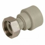 FV-Plast Муфта с накидной гайкой для холодной воды PP-R серая ф20х1/2&quot;(ВР)