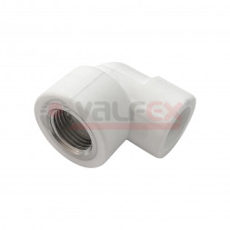 Valfex Уголок комбинированный PP-R Pro белый ф25х3/4&quot;(ВР)