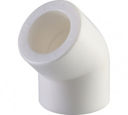 Политэк Уголок PP-R белый ф25х45°