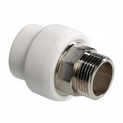 Valtec Соединитель под ключ PP-R белый ф90х3&quot;(НР)