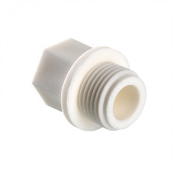 Valtec Заглушка с резьбой PP-R белая 1/2&quot;(НР)