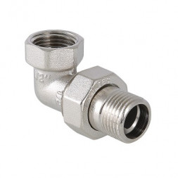 Valtec Американка никелированная угловая разъемная 1/2&quot;(ВР/НР)