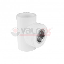 Valfex Тройник переходной PP-R белый ф32х3/4&quot;(ВР)х32