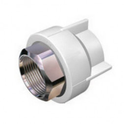 Kalde Муфта комбинированная под шестигранник PP-R белая ф75х2&quot;1/2 (ВР)