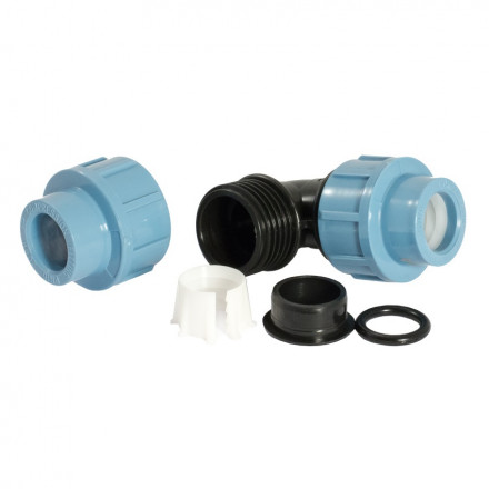 Unipump Отвод ПНД ф25х90°