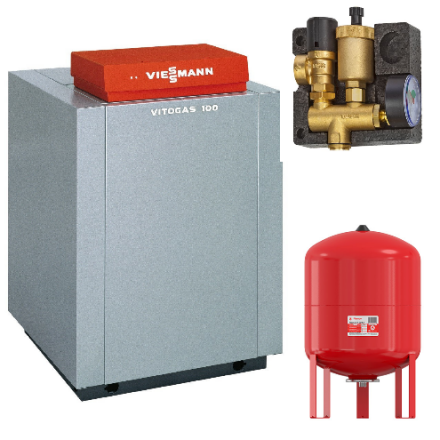 Viessmann Котел газовый напольный Vitogas 100-F 96 кВт с Vitotronic 200 Тип KO2B