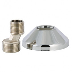 Valtec Эксцентрик никелированный с декоративной чашкой 3/4&quot;х1/2&quot;