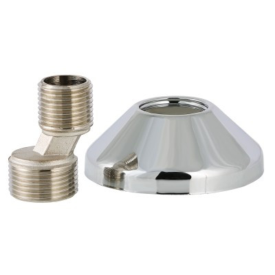 Valtec Эксцентрик никелированный с декоративной чашкой 3/4&quot;х1/2&quot;