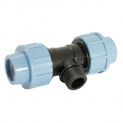 Unipump Тройник ПНД ф25х3/4&quot;(НР)