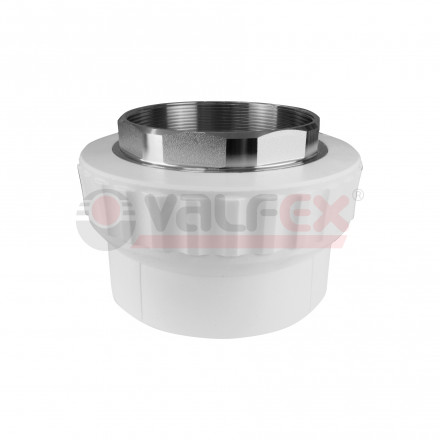 Valfex Муфта переходная под ключ PP-R белая ф90х3&quot;(ВР)