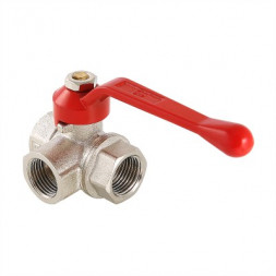 Valtec Кран шаровой трехходовой, тип &quot;Т&quot; 1/2&quot;(ВР)