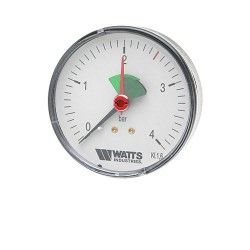 Купить Watts Манометр гориз. 50-1/4- 4bar в Москве / Манометры и термометры