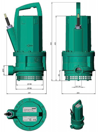 Wilo Насос дренажный TMT 32M113/7,5Ci