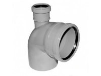 Valfex Отвод канализационный универсальный серый ф110х50х90° (вверх)