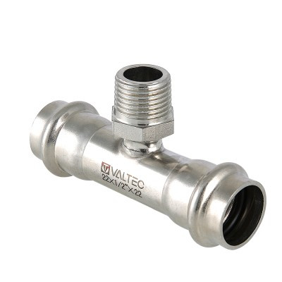 Valtec Тройник из нержавеющей стали ф18х3/4&quot;(НР)