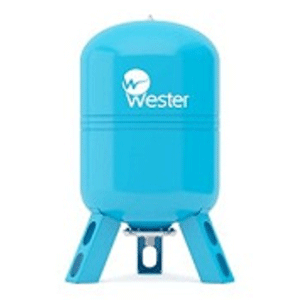 Wester Гидроаккумулятор вертикальный Premium WAV 150 (нерж.контрфланец) 1-14-0248