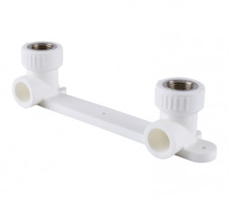 Kalde Уголок с креплением PP-R белый ф25x1/2&quot; Эко