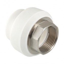 Valtec Соединитель под ключ PP-R белый ф90х3&quot;(ВР)