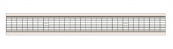 Gidrolica Решетка водоприемная Standart РВ -10.13,6.100 - ячеистая стальная оцинкованная, кл. В125