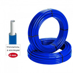 Imperial Труба металлопластиковая Pert/Al/Pert ф16х2,0 (с синим утеплителем 6мм)
