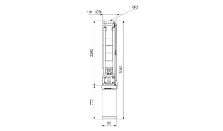 Grundfos Насос скважинный SP 5A-8 1x230V 50Hz Rp 1 Ѕ&quot;