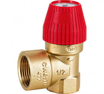 Stout Клапан предохранительный для отопления 2.5 бар 1/2&quot;x3/4&quot; (477.127)