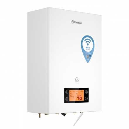 Thermex Котел электрический настенный, двухконтурный Tesla 12-24 Wi-Fi