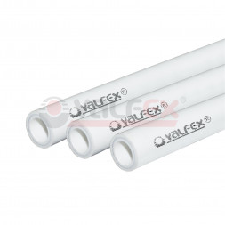 Valfex Труба PP-R армированная Aluminium SDR 6 PN25 белая ф40х6,7мм (отрезок 4м)