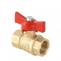 Купить Valtec Кран шаровой Стандарт 3/4"(ВР/ВР) рукоятка бабочка в Москве / Краны шаровые