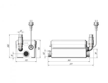 Unipump Канализационная установка Sanivort 405