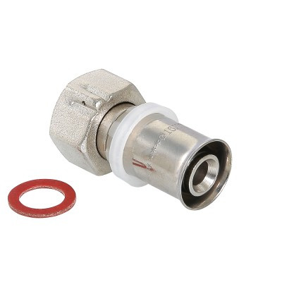 Valtec Соединитель пресс с накидной гайкой ф20х3/4&quot;