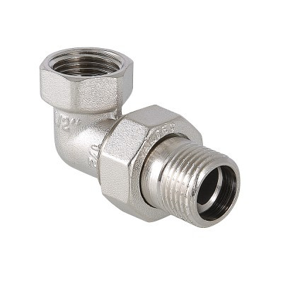 Valtec Американка никелированная угловая разъемная 1&quot;1/4 (ВР/НР)