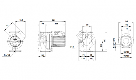 Grundfos Насос циркуляционный UPS 40-120 F