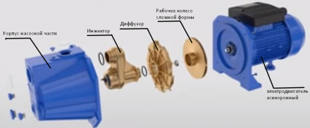 Aquario Насос поверхностный AMH-100-9P