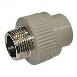 SPK Муфта комбинированная PP-R серая ф32-1/2&quot;(НР)