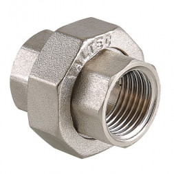 Valtec Муфта разъемная никелированная 1&quot;(ВР)