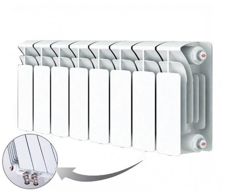 Rifar Радиатор биметаллический секционный Monolit Ventil 500х11 (нижнее правое)