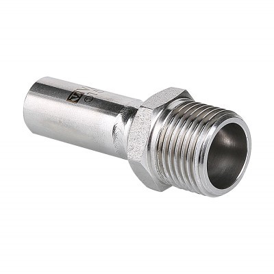 Valtec Переходник из нержавеющей стали ф18х1/2&quot;(НР)