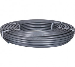 Rommer Труба из сшитого полиэтилена с кислородным слоем PEX-a ф20х2,8 серая (бухта 100 метров)