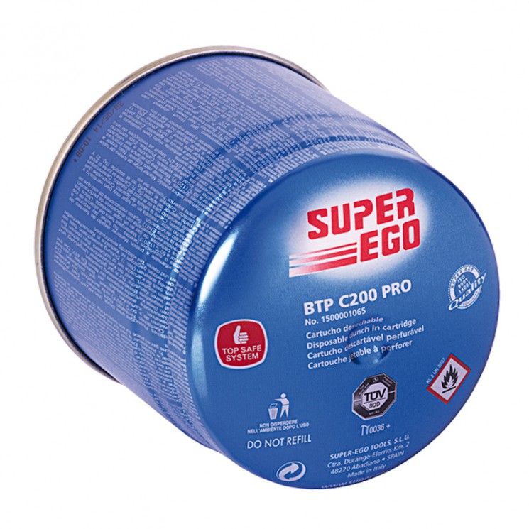 Super Ego Газовый баллончик BTP C200,330мл пропан-бутан, t до1925°C (совместим с3593100)