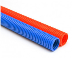 Купить Valfex Гофротруба CorrugatedPipe ф25х50м (красная) в Москве / Гофрированные трубы