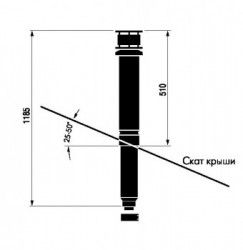 Купить Vaillant Набор труб для прохода через крышу 160/186 P в Москве / Комплектующие и автоматика для котлов