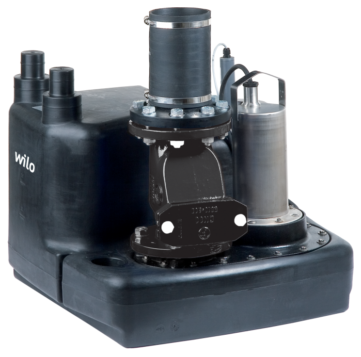 Купить Wilo Канализационная установка Drainlift M2/8 (1~) NRV в Москве / Канализационные насосные установки