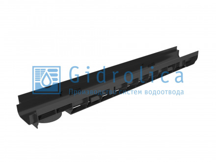 Gidrolica Лоток водоотводный Pro ЛВ-30.38.48 - пластиковый