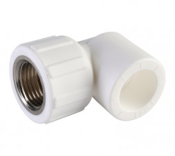 Политэк Уголок PP-R белый ф32x3/4&quot;(ВР)