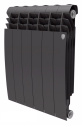 Купить Royal Thermo Радиатор биметаллический BiLiner Noir Sable 500х10 (боковое) в Москве / Радиаторы биметаллические