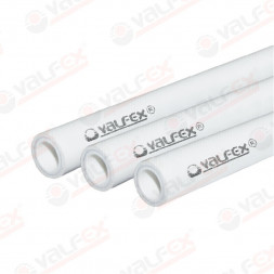 Valfex Труба PP-R армированная Aluminium SDR 6 PN25 белая ф25х4,2мм (отрезок 4м)